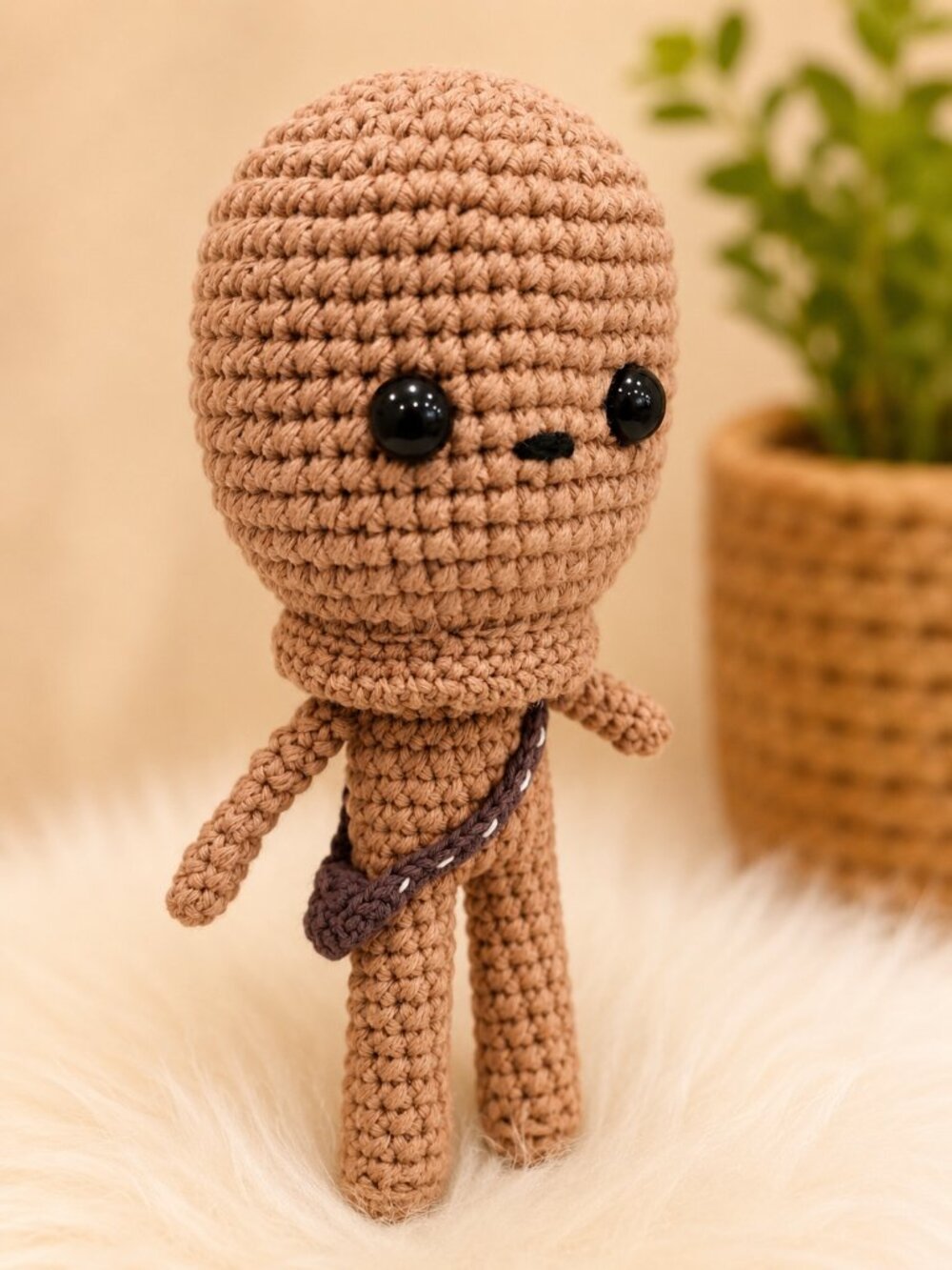 Chewbacca crochet doll